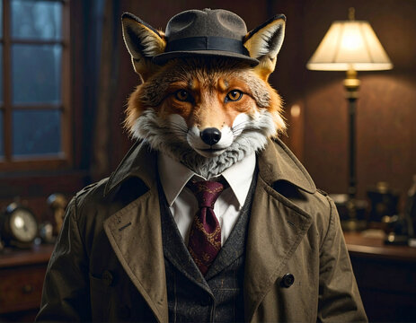 Fuchs als Detektiv