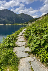 mountain lake in the mountains