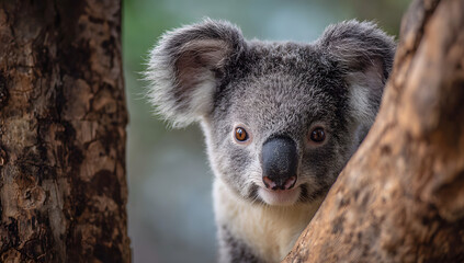 koala in tree