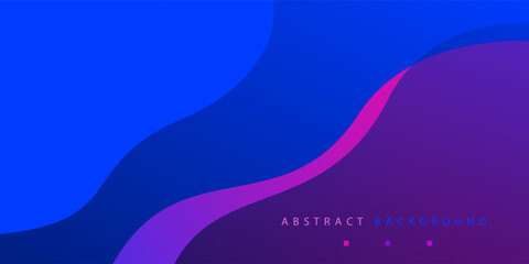 Abstract Geometric modern with Blue and pink wave color background for template, poster, flyer design. Vector illustration