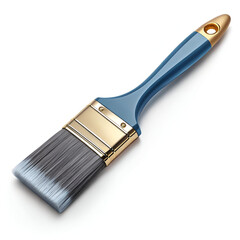 Blue Handle Paint Brush Isolated