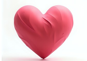 Distorted Red Heart Sculpture