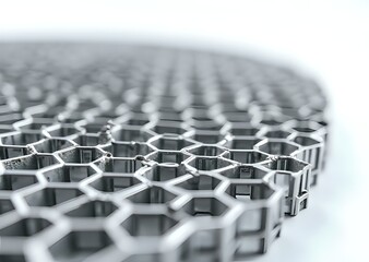 Hexagonal Metal Mesh Detail