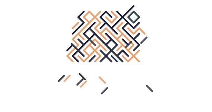Abstract Diagonal Elements Assembling into Sudan Map Shape