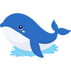 Fototapeta premium Humpback Whale Vector