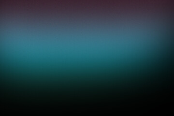 Obraz premium Abstract Grainy Gradient Background With Teal And Dark Tones