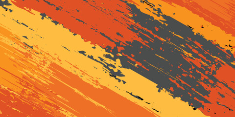 Sublimation jersey design vector brush modern grunge camouflage background paint splash splashes bold stripes brush orange stripes abstract. eps 10