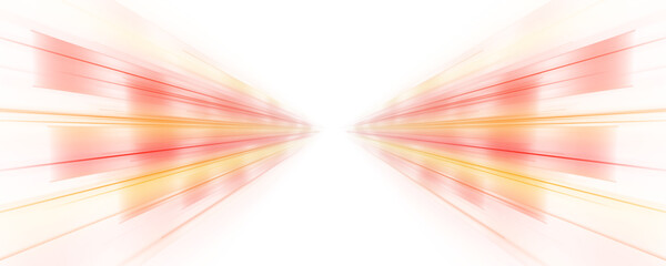 Glowing red speed trail cuts through space with bold highlights and intense motion dynamics. PNG © cloudstock