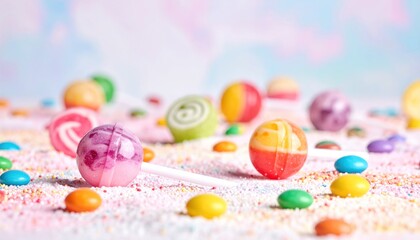 Colorful Candy Delights - A Sweet and Vibrant Confectionery Display.