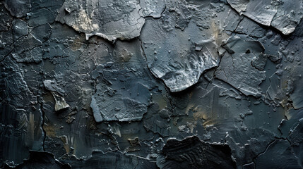 Old Cracked Concrete Wall Texture with Dark Gray Grunge Background