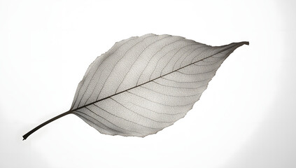 Leaf Silhouette with Light