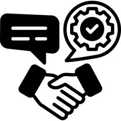Negotiation Skills mixed icon
