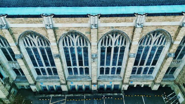 Large Ornate Gothic Style Windows