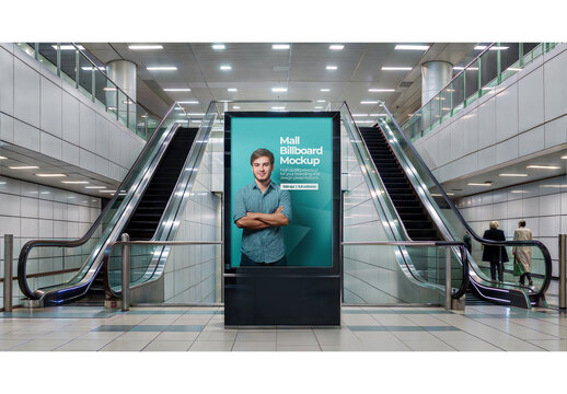 Subway Billboard Mockup