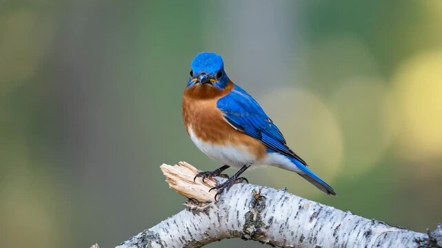 Atmospheric Wildlife Moment with Calm Bird Motion and Natural Rhythm