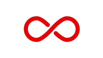 Abstract Infinity Symbol Linear Animation