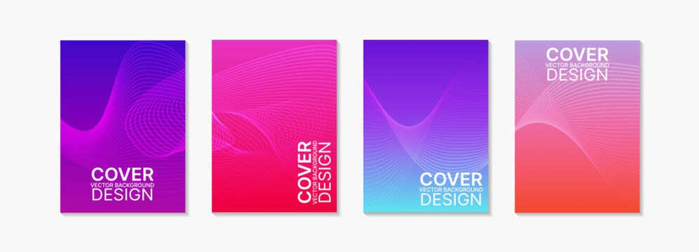 Modern abstract cover design with geometric shapes and smooth gradients. Ideal for brochures, flyers, or business branding templates. Minimal and trendy visual identity.