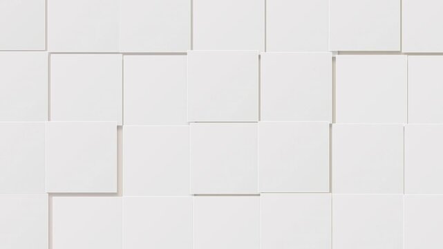 Dynamic tile patterns create an evolving geometric design