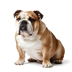 Obraz premium english bulldog isolated on white