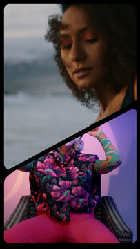 Vertical Split Screens - 2 Frames 04