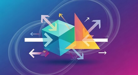 Dynamic geometric shapes with arrows