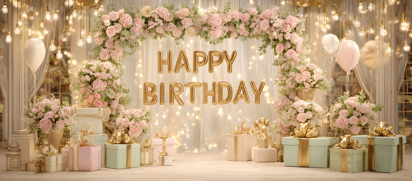 Decorative background in beige colour for celebration 