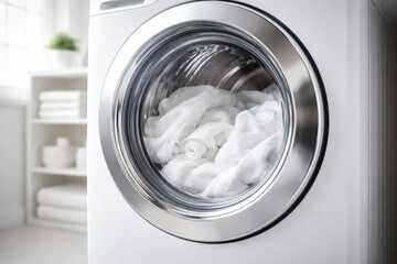 Washing Machine With Towels