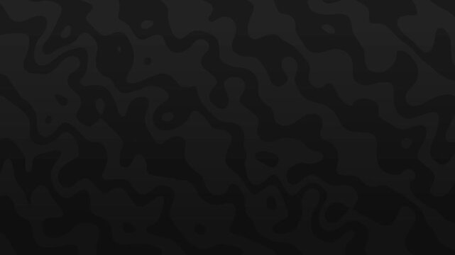 Dark camouflage pattern with subtle wavy textures and abstract shapes on a black background.
