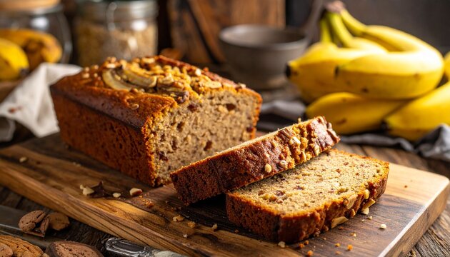 Veganes Bananenbrot