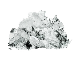 Obraz premium Wrinkled Silver Paper Texture 