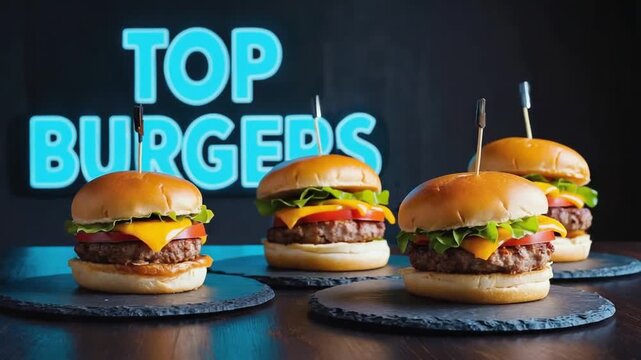 Top burgers ranking.