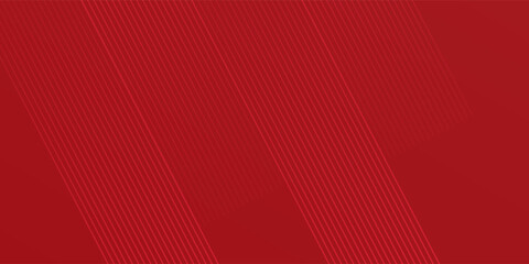 Fototapeta premium Abstract lines pattern technology on red gradients background art