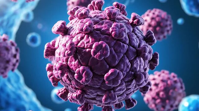 3d rendered illustration of a virus