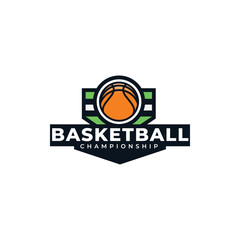 Basketball logo icon vector template design for basketball team and club