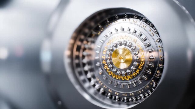 Precise Mechanism: An artful shot reveals the intricate design of a precision mechanism, with a mesmerizing display of interlocking gears.