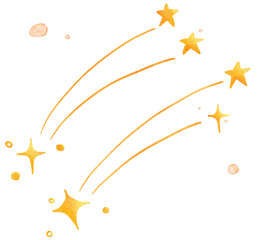 Watercolor Korean Lunar New Year Festival Elements Set