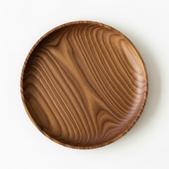 Handcrafted wooden serving bowl