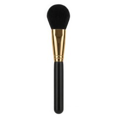 Luxury black and gold makeup brush