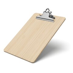 Simple wooden clipboard