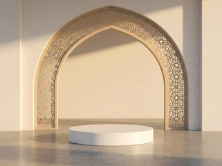 Islamic Archway with Podium