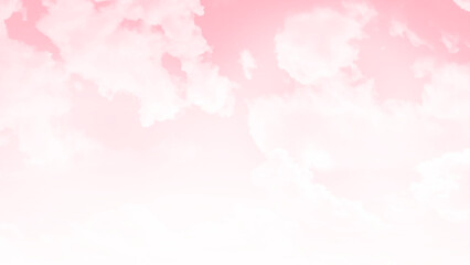 Sky cherry background. blurred sky soft pink cloud, blur sky pastel pink color soft background