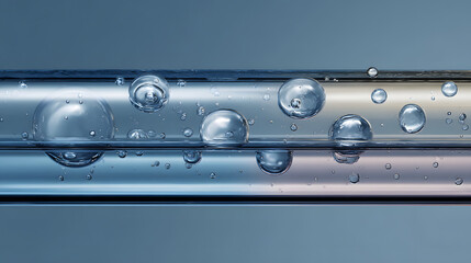 Bubbles in a Transparent Tube