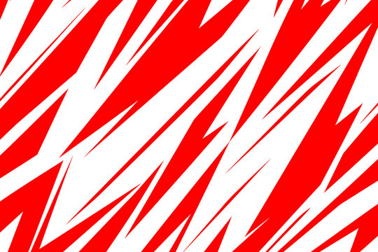 Abstract red and white diagonal pattern background.