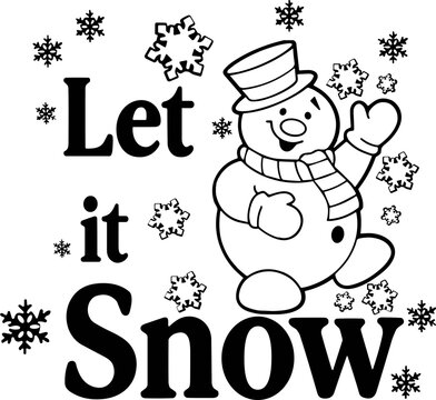 let it snow svg