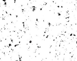 Obraz premium Abstract Black Ink Splatter Grunge Texture White Background