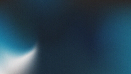 Obraz premium Abstract dark blue and light blue gradient with grainy texture and blurred shapes