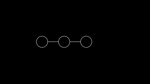 step status indicator with error and success marks animation.