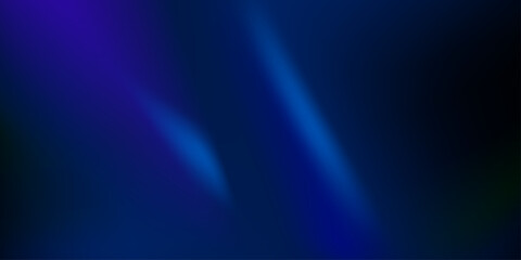 Fototapeta premium Blue light on black high resolution background. Defocused abstract texture background for your design. blue gradient defocused abstract photo smooth lines pantone color background .