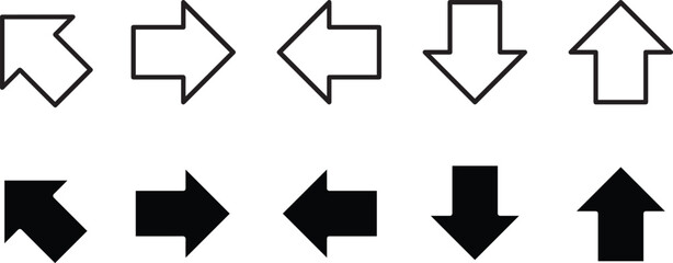 arrow, line, direction, navigation, icon, symbol, simple, minimalist, black and white, geometric