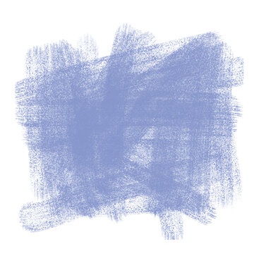 Abstract blue brush stroke isolated on white background